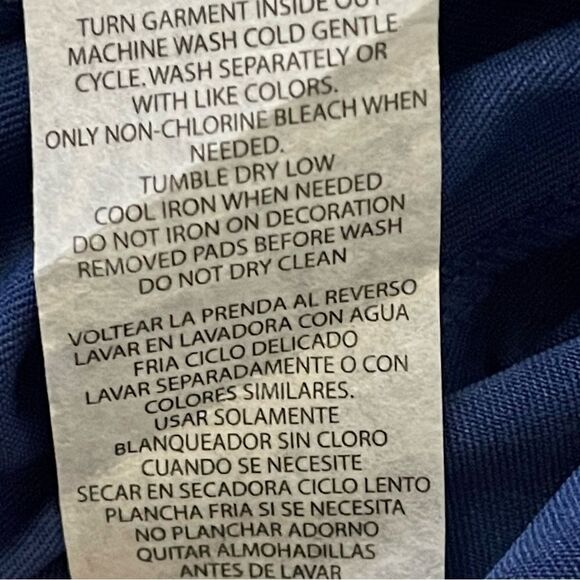 NFL All Sport Couture Blue Indianapolis Colts First Down Halter Top SZ M BNWT - Picture 11 of 11